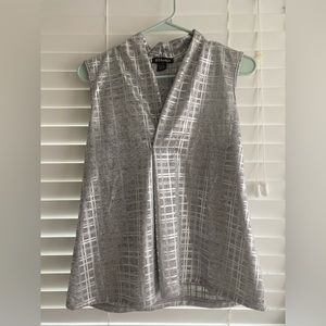 Women’s Silver Tank Blouse.